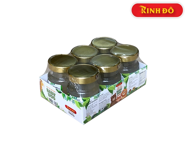 Hũ Nước Yến Trẻ Em Kinh Đô (Lốc 6 hũ x 70ml), Nguồn Gốc Khánh Hòa